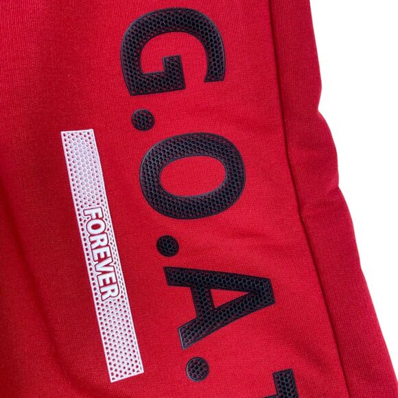 Men’s Galaxy by Harvic G.O.A.T. Athletic Shorts Size L Red w/ Red Drawstring NWT - Picture 5 of 7